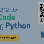 Generate QR Code Using 4 Lines Of Python Code Python Programs