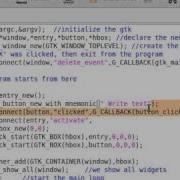 GTK Tutorial 6 Entry