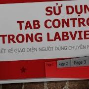 Sử Dụng Tab Control Trong LabVIEW