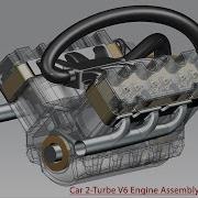 Siemens NX 2212 Tutorial Car Engine 2Turbo V6 Advanced Assembly Designing Volume 1