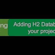 Adding H2 Database In Spring Boot
