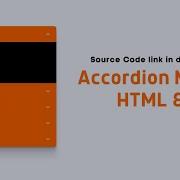 Create Responsive Accordion Menu Using HTML And CSS