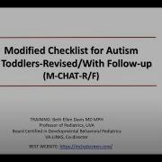 M CHAT R Training September 2021