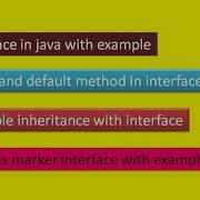 Interface In Java With Example Multiple Inheritance In Java By Using Interface Hindi