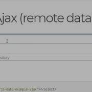 Select2 Ajax Problem
