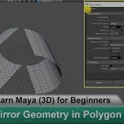 How To Do Mirror Geometry In Polygon Modeling Learn Maya 3d Animation For Beginners 84