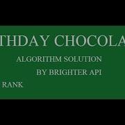 Birthday Choclate Hackerrank Solution JAVA