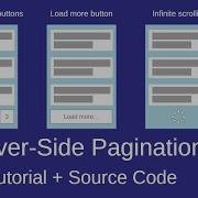 Server Side Pagination Tutorial Javascript PHP And MySQL
