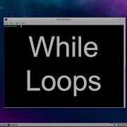 Command Line While Loops