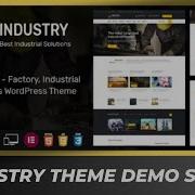 Industry Theme GPL Demo Installation WordPress Theme For Factory And Industrial Business
