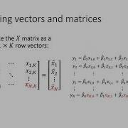 Multiple Linear Regression In Matrix Form