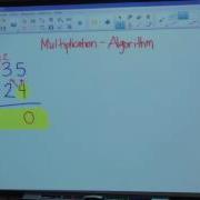 Multiplying Using Algorithm 5th Grade