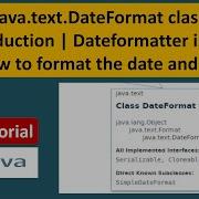 Java Text DateFormat Class Introduction Dateformatter In Java How To Format The Date And Time