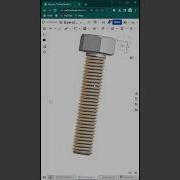 CAD Exercise Bolt Cad Onshape Autocad Solidworks Engineering Mechanical Drafting