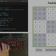 ASMR Create Sudoku Solver App With HTML CSS JavaScript