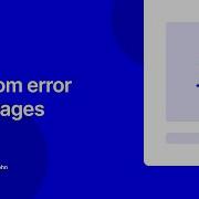 Custom Error Messages Bubble Io Tutorial