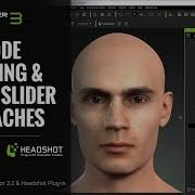 Headshot Plug In Tutorial Pro Mode Texturing Morph Slider Approaches By 3Dtest