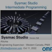 Omron Sysmac Studio Virtual Training Session 3 2022