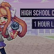 Friday Night Funkin VS Monika High School Conflict 1 Hour Loop