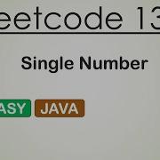 Leetcode 136 Single Number Java O 1 Space 100