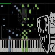 Undertale Anticipation Enemy Approaching LyricWulf Piano Tutorial On Synthesia OST 07 09