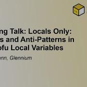 Lightning Talk Locals Only Patterns And Anti Patterns In OpenTofu Local Variables Robbie Glenn