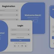 Responsive Login And Registration Form In HTML CSS Javascript
