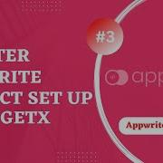 3 Настройка проекта Flutter Appwrite с использованием GetX Учебное пособие по Flutter Appw