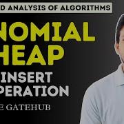 Binomial Heap Insertion Operation DAA