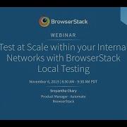 Webinar Test At Scale Within Your Internal Networks