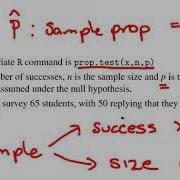 Statistics With R Single Sample Proportion Hypothesis Test