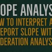 How To Interpret Interaction Graph Slope With Moderation Analysis