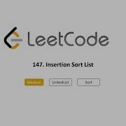 LeetCode 147 Insertion Sort List 对链表进行插入排序