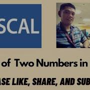 Sum Of Two Numbers In Pascal
