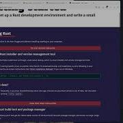 Rust Programming Hello World In Vim With Cargo Rust Analyzer Clippy