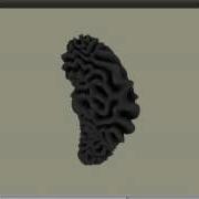 Gray Scott Reaction Diffusion With Displacement Mapping On A Brain Mesh