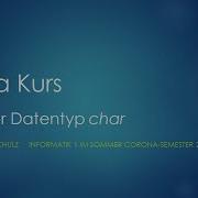 Java Kurs 4 3 Der Datentyp Char