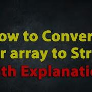 Java Program To Convert Char Array To String With Explanation
