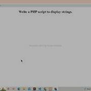 How To Write A PHP Script To Display The Following Strings PHP Program Practice 2