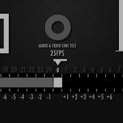 AUDIO VIDEO SYNC TEST 25FPS