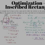 Differentiation HOW TO Optimization Problems Inscribed Rectangle