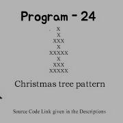24 Program To Print Christmas Tree Pattern JAVA Java Programing Questions