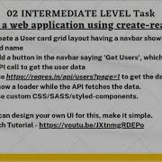 Web Application Using Create React App Task 2 LGM VIP MNT C