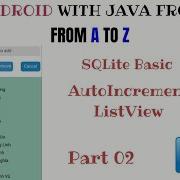 Sqlite Basic Part 02 AutoIncrement And Make Layout