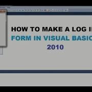 Log In Form Visual Basic 2010