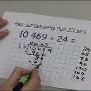 Long Division Using The Drag Down Method Example 2