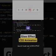 Modern Action Bar UI Design Glass Effect HTML CSS JS Html Css Webdev Shorts Viral Coding