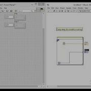 Easy Way To Generate Array In LabVIEW