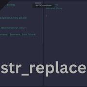 PHP Str Replace Basic PHP Tutorial On Str Replace Method