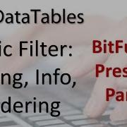 Datatable Tutorial Part 2 Basic Filter Pagin Info Ordering Bitfumes